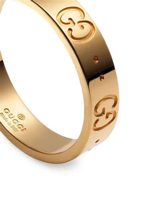 gucci engraved ring